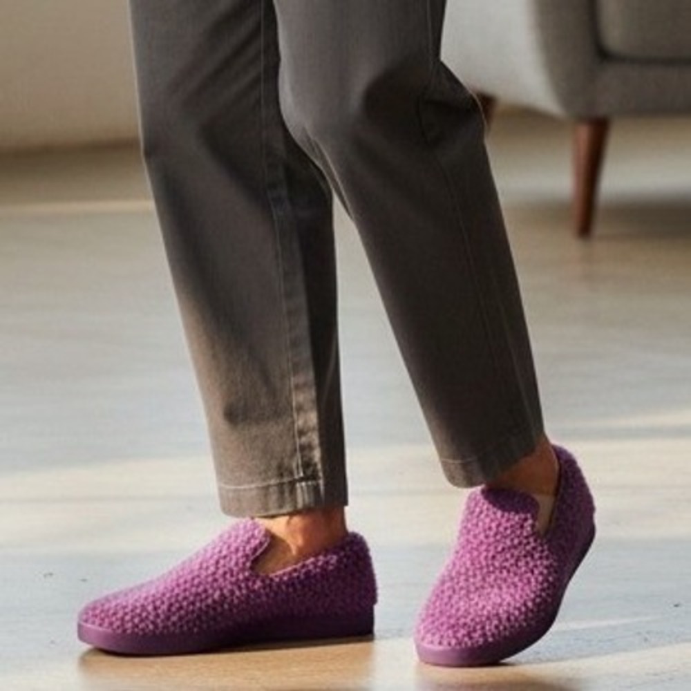 Allbirds Wool Lounger Fluff Mens 10 Lux Purple Slip On Shoes AB009JM100